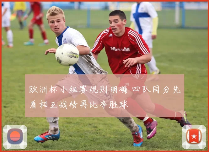 欧洲杯小组赛规则明确 四队同分先看相互战绩再比净胜球
